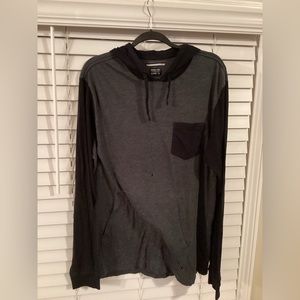 RVCA Long Sleeve Shirt Black / Grey XL